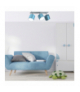 Lampa sufitowa DIXIE BLUE/WHITE 3xGX53 Milagro MLP7606
