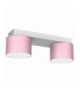 Lampa sufitowa DIXIE Pink/White 2xGX53 Milagro MLP7554