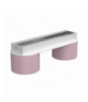 Lampa sufitowa DIXIE Pink/White 2xGX53 Milagro MLP7554