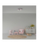 Lampa sufitowa DIXIE Pink/White 3xGX53 Milagro MLP7556