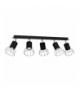 Lampa Sufitowa DANTE BLACK/SILVER 5x mini GU10 Milagro MLP7358
