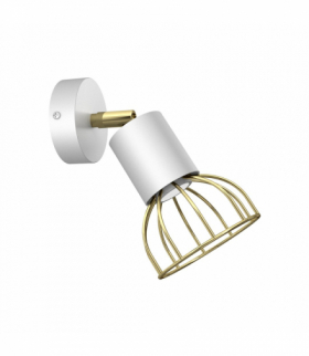 Kinkiet DANTE White/Gold 1x mini GU10 Milagro MLP7251