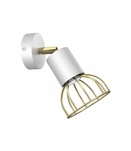 Kinkiet DANTE White/Gold 1x mini GU10 Milagro MLP7251