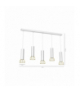 Lampa wisząca DANTE White/Gold 5x mini GU10 Milagro MLP7256