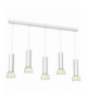 Lampa wisząca DANTE White/Gold 5x mini GU10 Milagro MLP7256