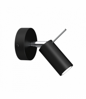 Kinkiet PRESTON BLACK/CHROME 1x mini GU10 Milagro MLP7618