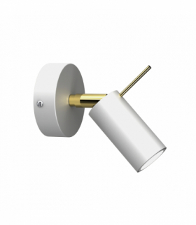 Kinkiet PRESTON GOLD/WHITE 1x mini GU10 Milagro MLP7630