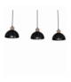 Lampa wisząca ERIK Sawn black/Patinated wood 3XE27 Milagro MLP7640