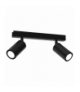 Lampa sufitowa HUDSON BLACK 2xGU10 Milagro MLP8795