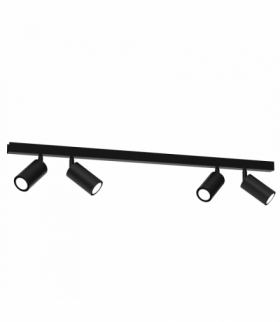 Lampa sufitowa HUDSON BLACK 4xGU10 Milagro MLP8797
