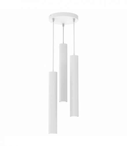 Lampa wisząca HUDSON WHITE 3xGU10 Milagro MLP8800
