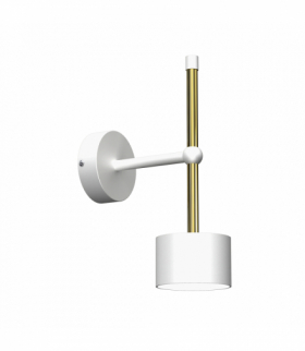 Kinkiet ARENA WHITE/GOLD 1xGX53 Milagro MLP7753