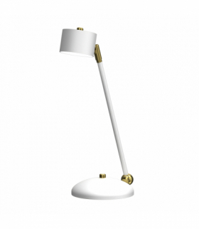 Lampka biurkowa ARENA WHITE/GOLD 1xGX53 Milagro MLP7758