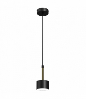 Lampa wisząca ARENA BLACK/GOLD 1xGX53 Milagro MLP7760