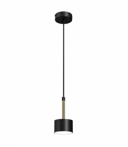 Lampa wisząca ARENA BLACK/GOLD 1xGX53 Milagro MLP7760