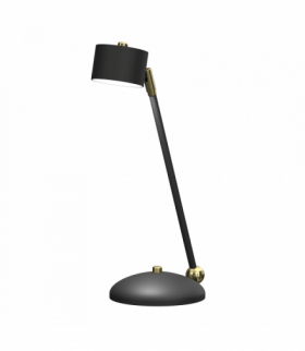 Lampka biurkowa ARENA BLACK/GOLD 1xGX53 Milagro MLP7764
