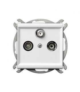 SONATA GPA-RS/m/00 Gniazdo RTV-SAT końcowe , BIAŁY