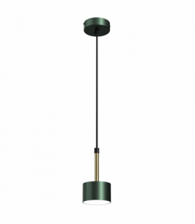 Lampa wisząca ARENA GREEN/GOLD 1xGX53 Milagro MLP7766
