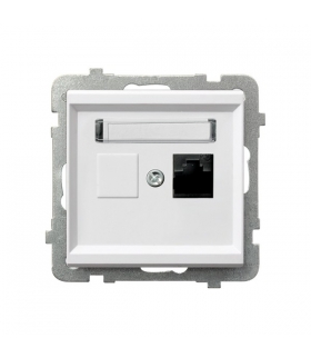 SONATA GPK-1R/K/m/00 Gniazdo komputerowe pojedyncze, kat. 5e MMC, BIAŁY