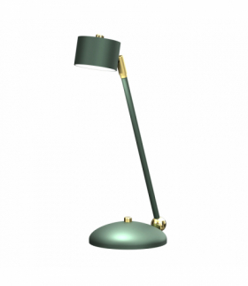 Lampka biurkowa ARENA GREEN/GOLD 1xGX53 Milagro MLP7770