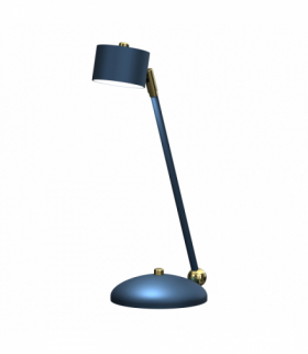 Lampka biurkowa ARENA BLUE/GOLD 1xGX53 Milagro MLP7776