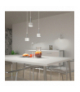 Lampa wisząca ARENA WHITE/SILVER 3xGX53 Milagro MLP7780
