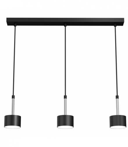 Lampa wisząca ARENA BLACK/SILVER 3xGX53 Milagro MLP7785