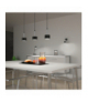 Lampa wisząca ARENA BLACK/SILVER 3xGX53 Milagro MLP7785