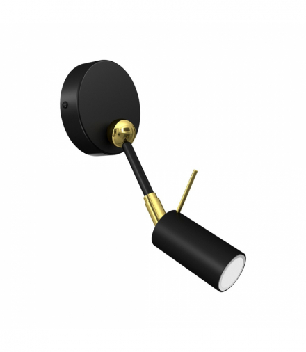 Kinkiet IRIS Black/Gold 1x mini GU10 Milagro MLP7269