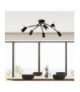 Lampa sufitowa IRIS Black/Gold 6x mini GU10 Milagro MLP7271