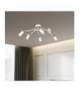 Lampa sufitowa IRIS White/Gold 6x mini GU10 Milagro MLP7274