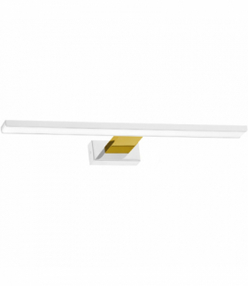 Kinkiet SHINE WHITE/GOLD 60cm 13,8W Neutralna 4000K 966 lm LED Milagro ML7884
