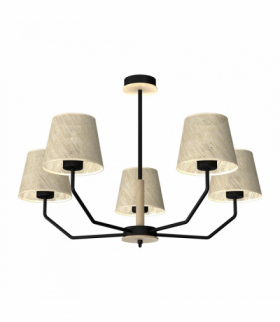 Lampa wisząca ETNA Black 5xE27 Milagro MLP7277