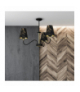 Lampa wisząca HERMES Black/Gold 3xE27 Milagro MLP7281
