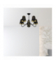 Lampa wisząca HERMES Black/Gold 5xE27 Milagro MLP7282