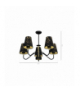 Lampa wisząca HERMES Black/Gold 5xE27 Milagro MLP7282