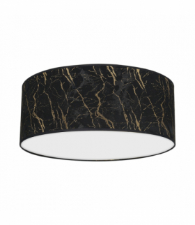 Lampa sufitowa SENSO Black/Gold 2xE27 Ø40cm Milagro MLP7295