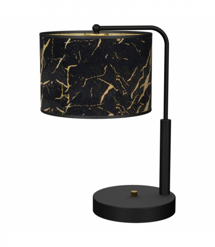 Lampka stołowa SENSO Black/Gold 1xE27 Milagro MLP7299