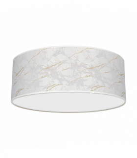 Lampa sufitowa SENSO White/Gold 3xE27 Ø50cm Milagro MLP7307