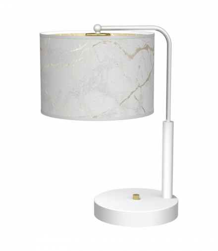 Lampka nocna SENSO White/Gold 1xE27 Milagro MLP7310