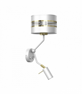 Kinkiet ULTIMO WHITE 1xE27 + 1x mini GU10 Milagro MLP7346