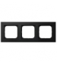 SONATA R-3R/33 Ramka potrójna , CZARNY METALIK