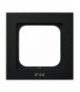 SONATA RH-1R/33 Ramka pojedyncza do łączników IP-44 , CZARNY METALIK