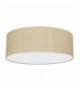 Lampa sufitowa MARSHALL WHITE / RATTAN 3xE27 Ø50cm Milagro MLP7488