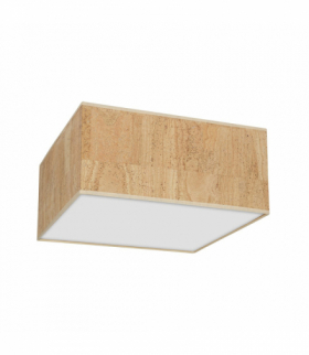 Lampa sufitowa CORK White/Cork 2xE27 Milagro MLP7517