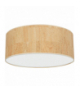 Lampa sufitowa CORK White/Cork 3xE27 Ø50cm Milagro MLP7521