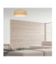 Lampa sufitowa CORK White/Cork 3xE27 Ø60cm Milagro MLP7522