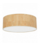 Lampa sufitowa CORK White/Cork 3xE27 Ø60cm Milagro MLP7522