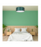 Lampa sufitowa ZIGGY GREEN Gold/Bottle green 2xE27 Ø40cm Milagro MLP7577