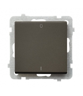 SONATA ŁP-11R/m/40 Łącznik dwubiegunowy , CZEKOLADOWY METAL